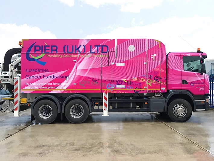 Pink Vacuum Excavator Supports PIER (UK)'s Charity Donation
